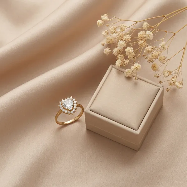 Gold_Heart_Halo_Statement_Anti_Tarnish_Finger_Ring_For_Women