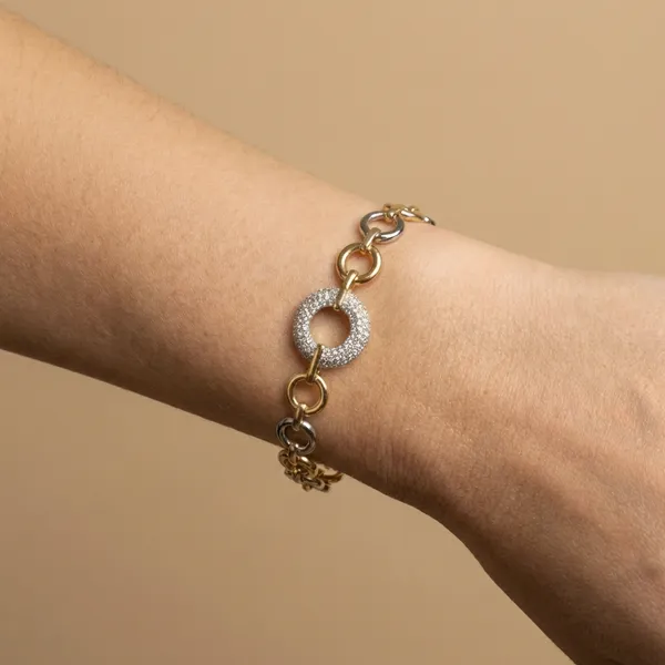 Gold_And_Silver_Twotone_Pave_Anti_Tarnish_Bracelet_For_Women