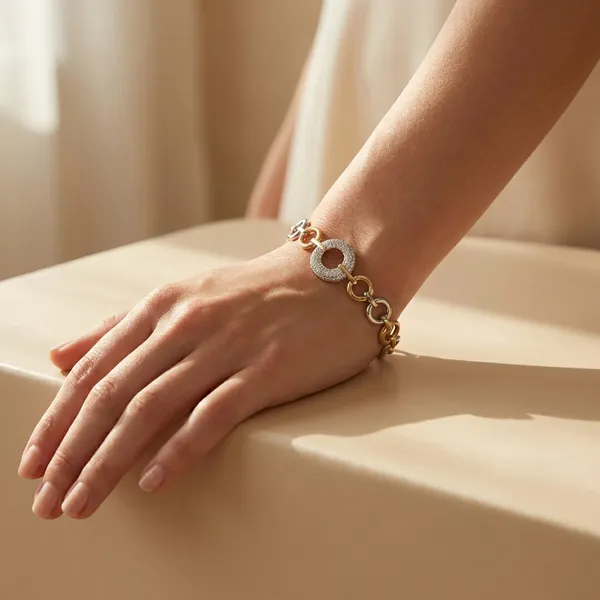 Gold_And_Silver_Twotone_Pave_Anti_Tarnish_Bracelet_For_Women
