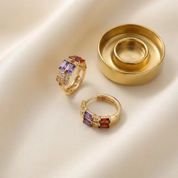 Multicolor_Dark_Plated_Gemstone_Hoop_Ears_Anti_Tarnish_Earring_For_Women