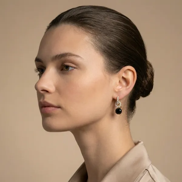 Black_Round_Crystal_Dangle_Hoop_Ears_Anti_Tarnish_Earring_For_Women