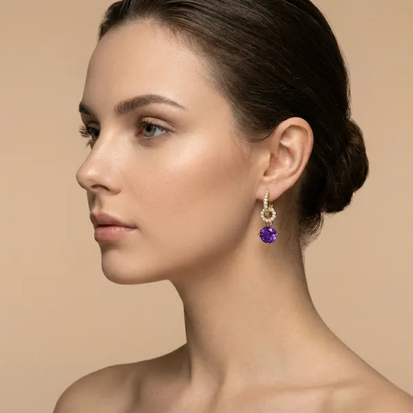 Purple_Round_Crystal_Dangle_Hoop_Ears_Anti_Tarnish_Earring_For_Women