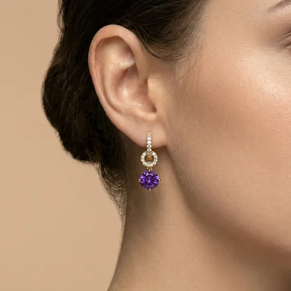 Purple_Round_Crystal_Dangle_Hoop_Ears_Anti_Tarnish_Earring_For_Women