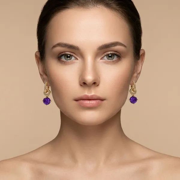 Purple_Round_Crystal_Dangle_Hoop_Ears_Anti_Tarnish_Earring_For_Women