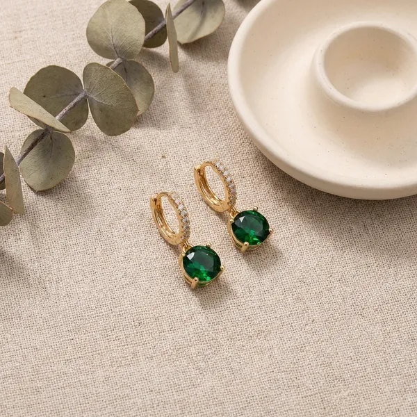 Green_Round_Crystal_Dangle_Hoop_Ears_Anti_Tarnish_Earring_For_Women