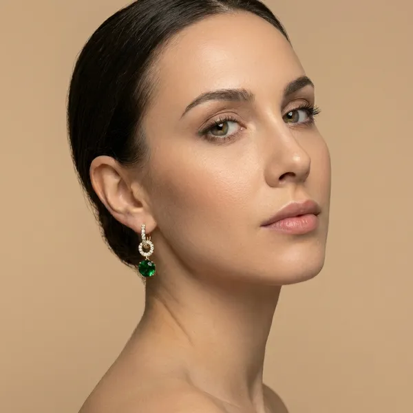Green_Round_Crystal_Dangle_Hoop_Ears_Anti_Tarnish_Earring_For_Women