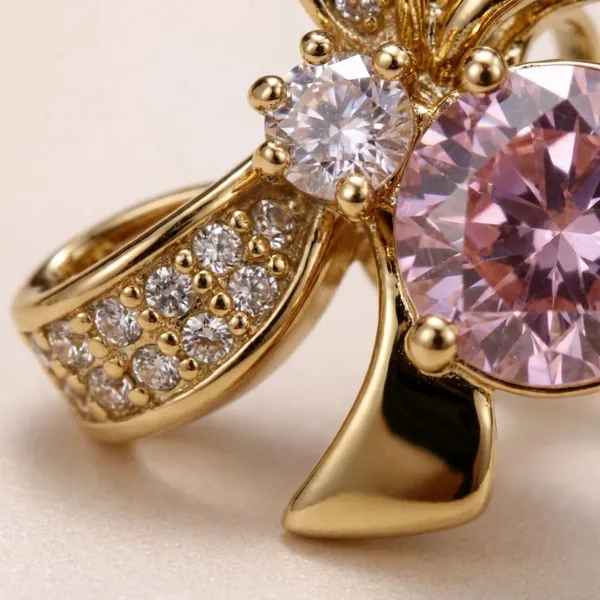 Pink_Crystal_Bow_Stud_Ears_Anti_Tarnish_Earring_For_Women