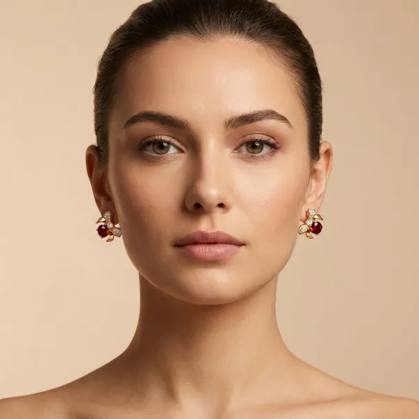 Red_Ruby_Bow_Stud_Ears_Anti_Tarnish_Earring_For_Women