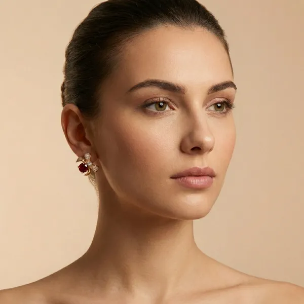 Red_Ruby_Bow_Stud_Ears_Anti_Tarnish_Earring_For_Women
