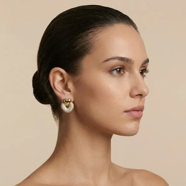 Gold_Micro_Pave_Dome_Stud_Ears_Anti_Tarnish_Earring_For_Women