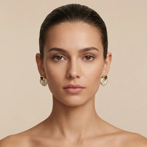 Gold_Micro_Pave_Dome_Stud_Ears_Anti_Tarnish_Earring_For_Women