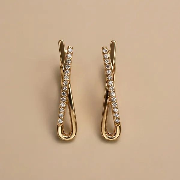 Gold_Elegant_Twist_Loop_Ears_Anti_Tarnish_Earring_For_Women