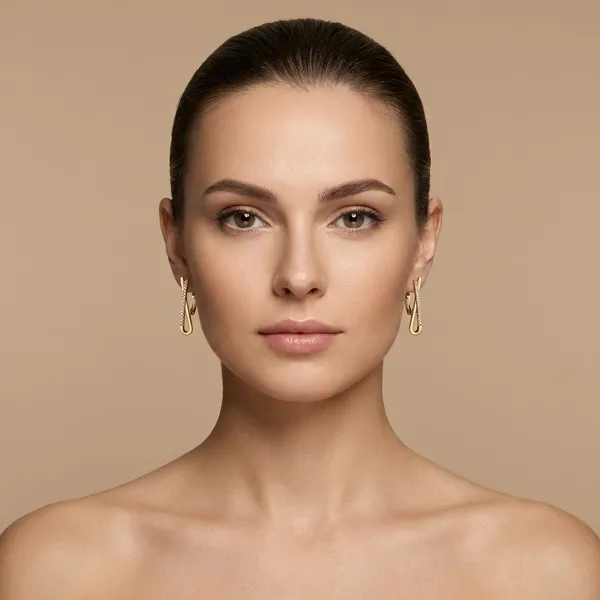 Gold_Elegant_Twist_Loop_Ears_Anti_Tarnish_Earring_For_Women