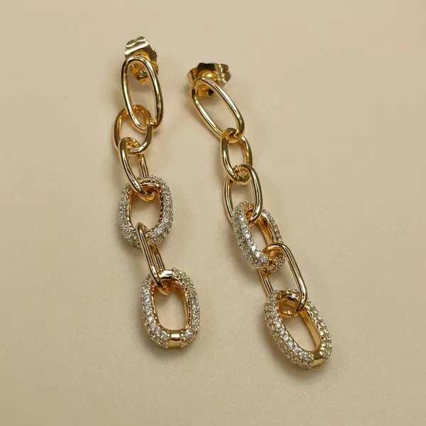 Gold_Chain_Link_Dangle_Ears_Anti_Tarnish_Earring_For_Women
