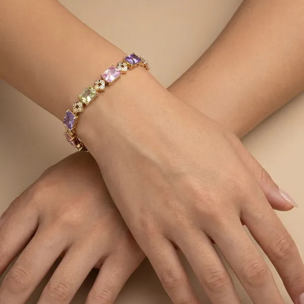 Multicolor_Pastel_Anti_Tarnish_Bracelet_For_Women