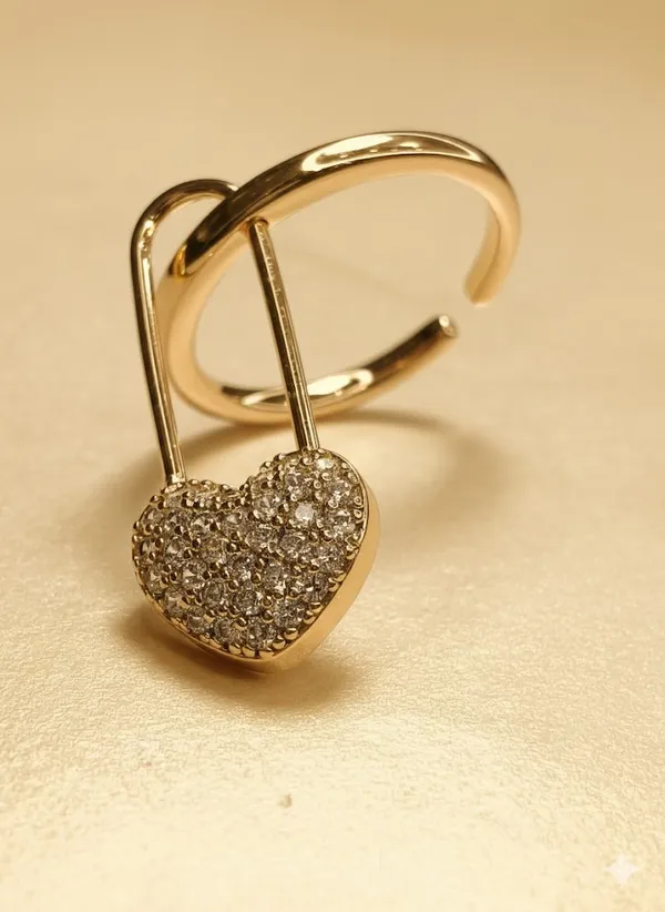 Gold_Heart_Lock_Open_Anti_Tarnish_Finger_Ring_For_Women