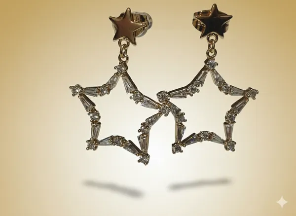 Gold_Crystal_Star_Drop_Ears_Anti_Tarnish_Earring_For_Women