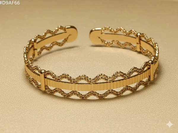 Gold_Wave_Pattern_Open_Anti_Tarnish_Ring_Bracelet_For_Women
