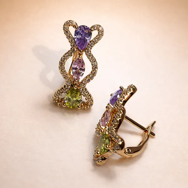 Multicolor_Pastel_Crystal_Infinity_Drop_Ears_Anti_Tarnish_Earring_For_Women
