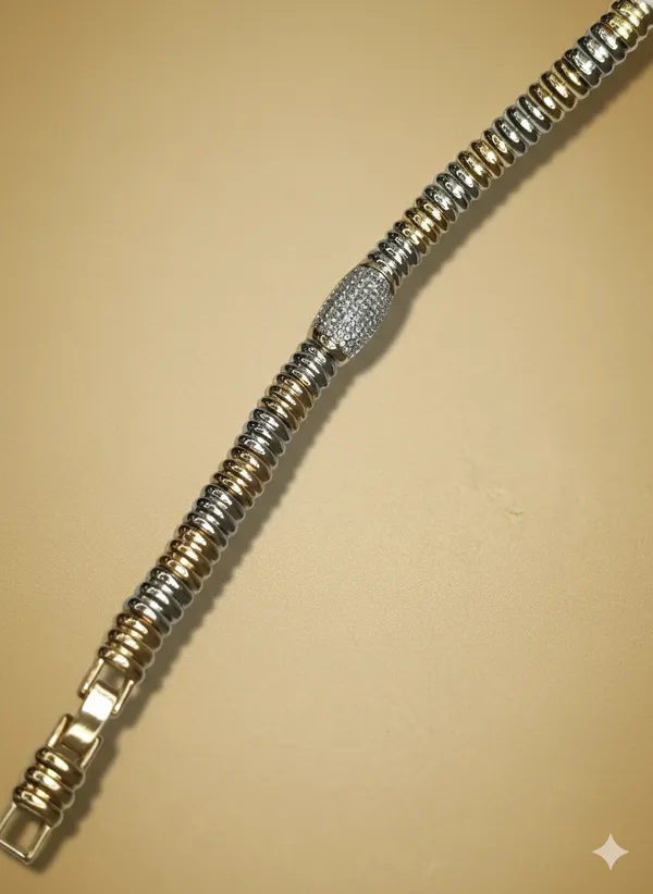Gold_And_Silver_Twotone_Shimmer_Anti_Tarnish_Bracelet_For_Women