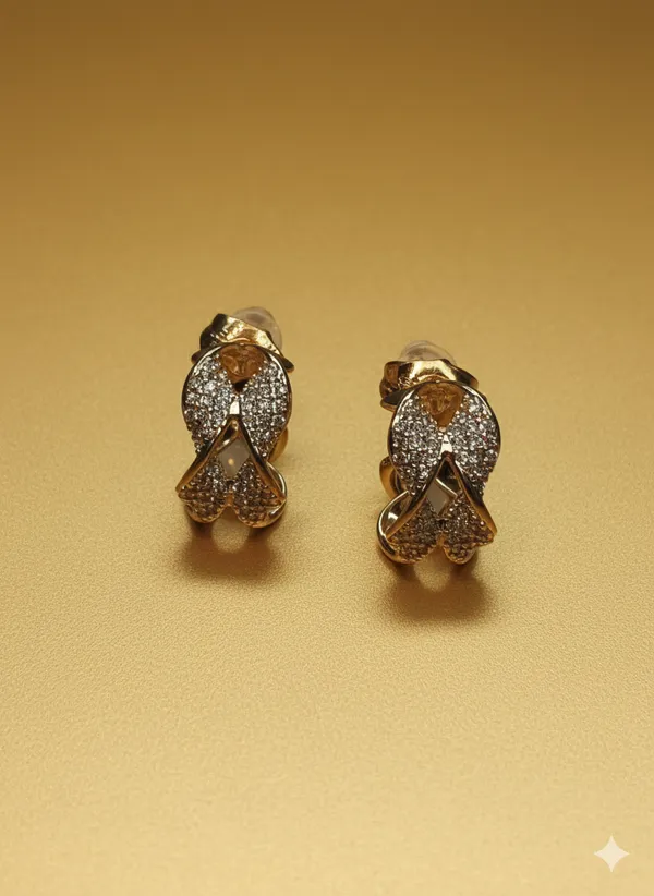Gold_Pave_Knot_Stud_Ears_Anti_Tarnish_Earring_For_Women
