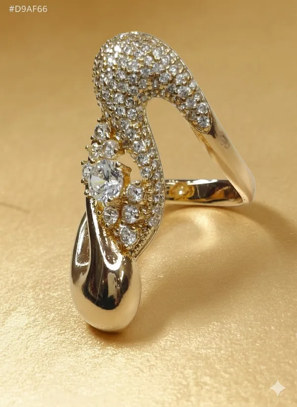 Gold_Abstract_Designer_Statement_Anti_Tarnish_Finger_Ring_For_Women