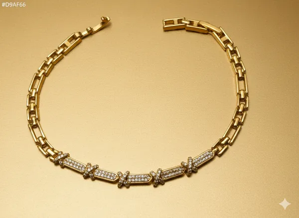 Gold_And_Silver_Infinity_Pave_Chain_Anti_Tarnish_Bracelet_For_Women