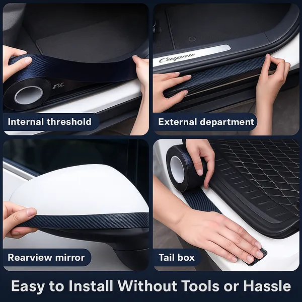 Black_Anti_Scratch_Carbon_Strip_For_Car