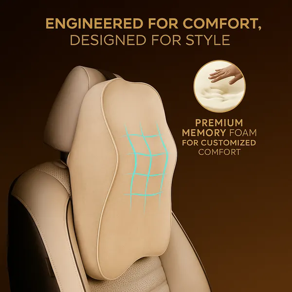 Black_And_Beige_Rest_Neck_&_Shoulder_Support_Pillow_For_Car
