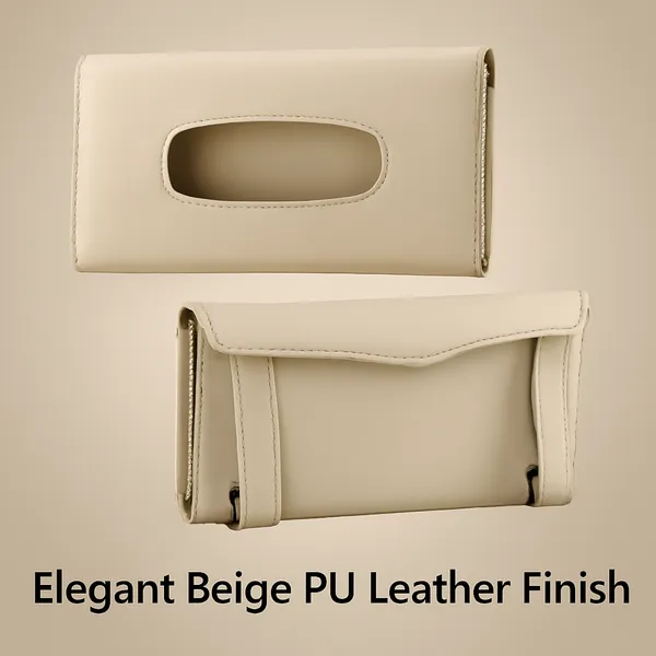 Beige_And_Black_Tissue_Holder_For_Car