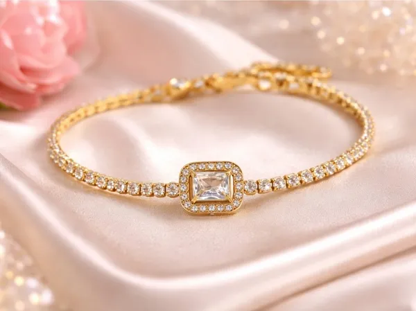 Gold_Plated_Premium_Stainless_Steel_Earring_&_Chain_Bracelet_For_Women_(Pack_Of_2)