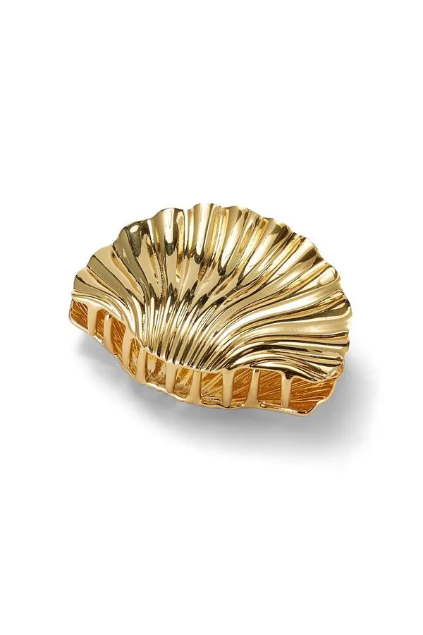 Gold_Alloy_Metallic_Shell_Claw_Clip