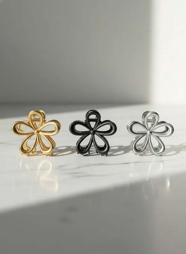 Pack_Of_3_Alloy_Metallic_Flower_Claw_Clip