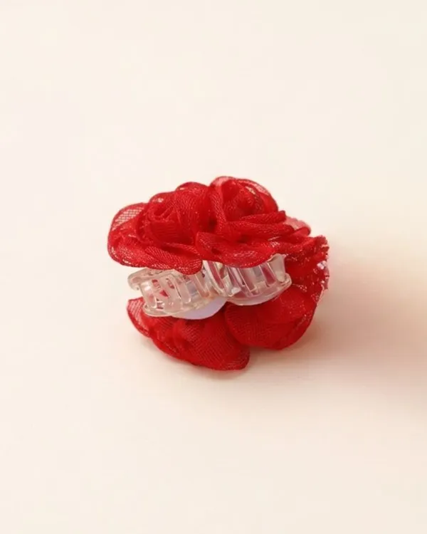 Red_Mesh_Mesh_Rose_Claw_Clip
