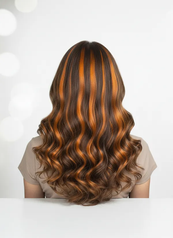 MEDIUM_BROWN_WITH_COPPER/AUBURN_HIGHLIGHTS_CLIP_IN_HAIR_extension_-4H16