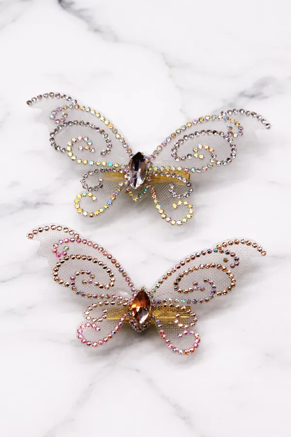 Pack_Of_4_Mesh_Fabric_And_Crystal_Stones_Metal_Clip_Crystal_Butterfly_Hair_Pin