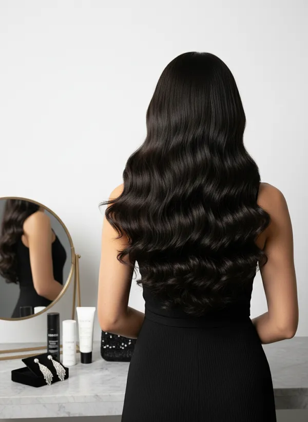 Raven_Drop_CLIP-in_Hair_Extension_–_Shade:_1224-1