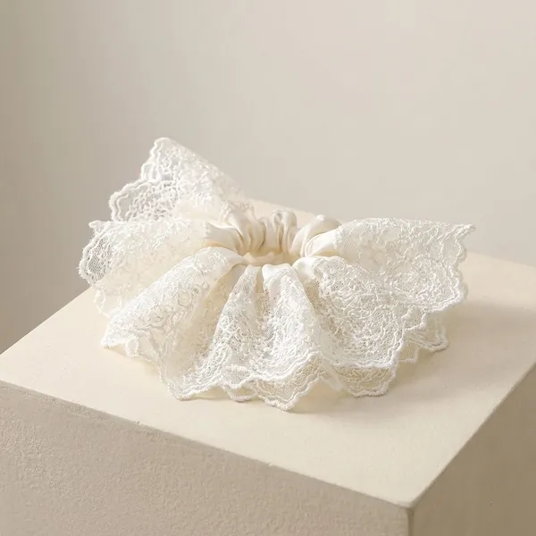 Pack_Of_2_White_Satin_And_Lace_Half_Lace_Scrunchie