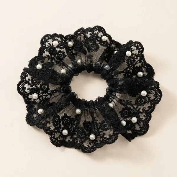 Black_Net_And_Lace_Pearl_Beaded_Large_Lace_Scrunchie