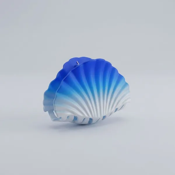 Pack_Of_2_Water_Blue_Acrylic_Midnight_Shell_Claw_Clip