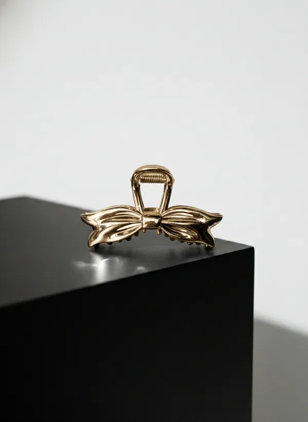 Pack_Of_2_Gold_Alloy_Metallic_Bow_Claw_Clip
