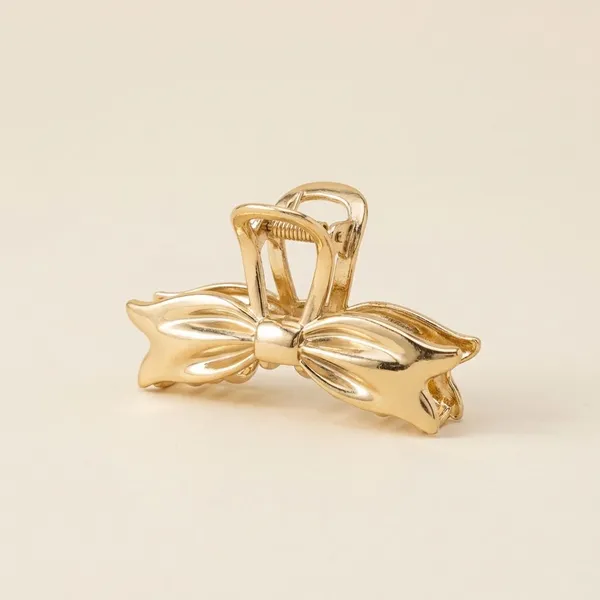 Pack_Of_2_Gold_Alloy_Metallic_Bow_Claw_Clip
