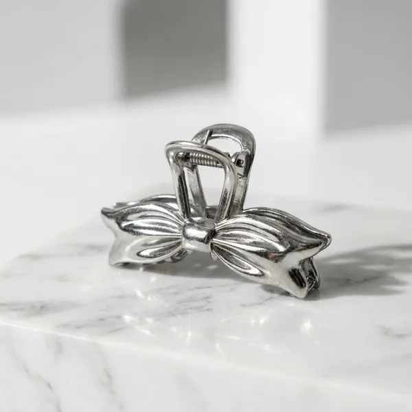 Pack_Of_2_Silver_Alloy_Metallic_Bow_Claw_Clip