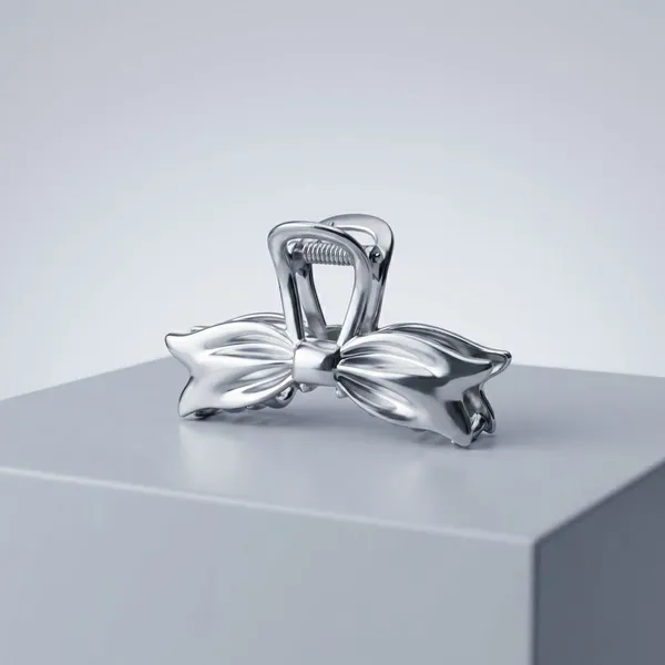 Pack_Of_2_Silver_Alloy_Metallic_Bow_Claw_Clip
