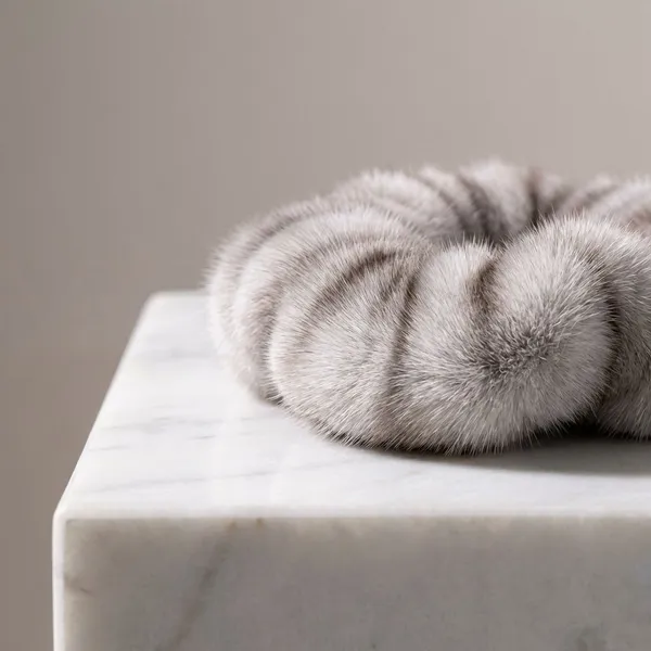 Cream_Chiffon_Mouse_Scrunchie