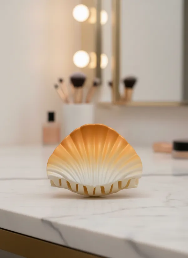 Pack_Of_2_Pastel_Peach_Acrylic_Pastel_Shell_Claw_Clip