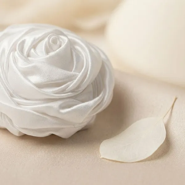 Ivory_Satin_Satin_Rose_Claw_Clip