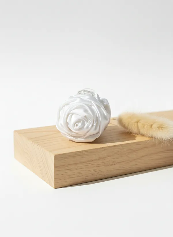 Ivory_Satin_Satin_Rose_Claw_Clip