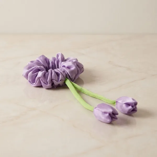 Pack_Of_2_Lavender_Satin_Satin_Tulip_Scrunchie