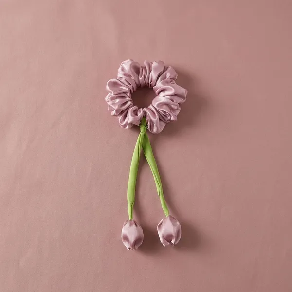 Pack_Of_2_Mauve_Satin_Satin_Tulip_Scrunchie